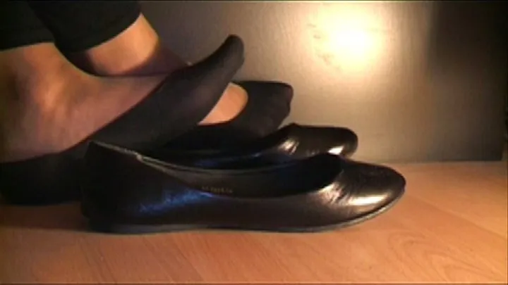 black flats shoeplay footles