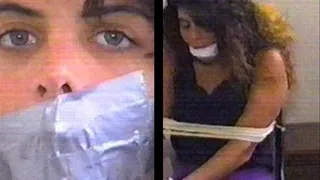 21 YEAR OLD 1ST GRADE TEACHER MOUTH STUFFED, TAPE GAGGED, CLEAVE GAGGED AND CHAIR TIED