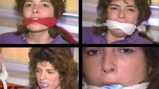 19 YEAR OLD COLLEGE STUDENT GETS CLEAVE GAGGED, MOUTH STUFFED, GAG TALKING AND ROPE CLEAVE GAGGED