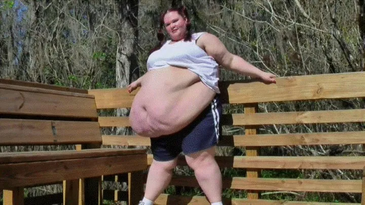 Walk With Me at the Park Where I Show Off My Fat Body Lots