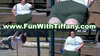 Swinging At The Park in Shorts