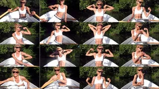 Veronica rowing and flexing