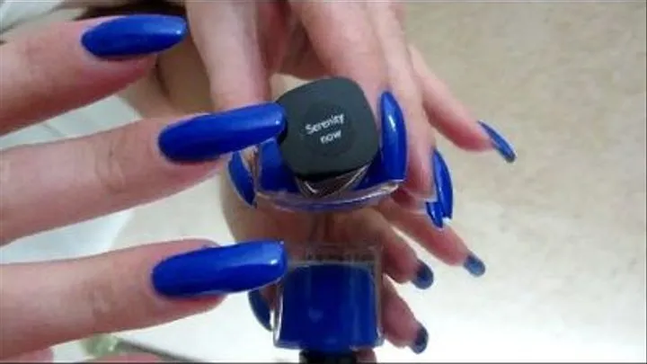 Sky Blue Nail Polishing (Standart)