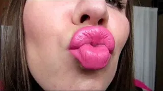 Sexy Pouts With Pink Lips (standart resolution video)