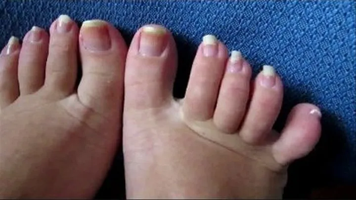 Long Toenails Scratching Sound (standart resolution video)