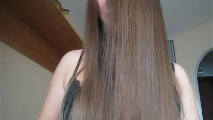 Long Straight Hair Brushing(lower resolution)