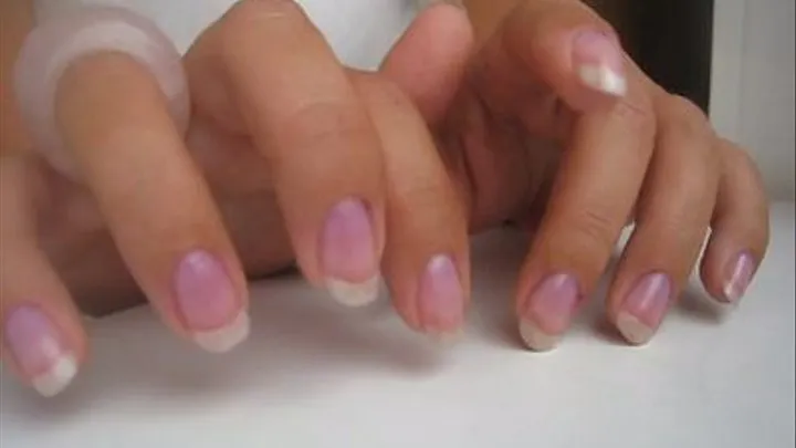 Clear Nails Tapping. August 2013