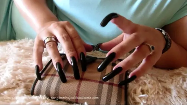 Black Nails Tapping Sounds ( )