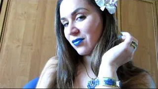 Masturbation Instruction From Blue Toxic Lips