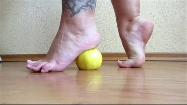 Crushing Apple With Bare Heel (Standart)