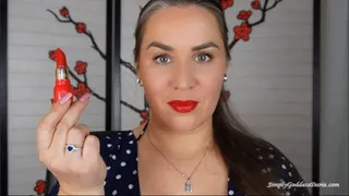 Teasing A Lipstick Addict