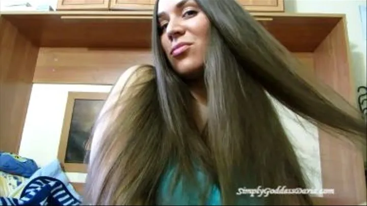 Long Hair Brushing. April 2015