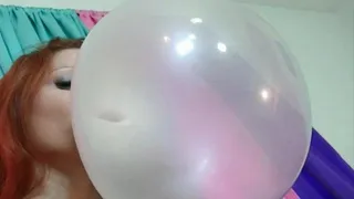Sexy Large Bubble Blowing - WMV - Large Bubbles, Double Bubbles, Differnt Angles, Close Ups Vivian Ireene Pierce
