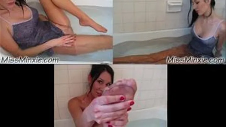 Nude Pantyhose in the Tub