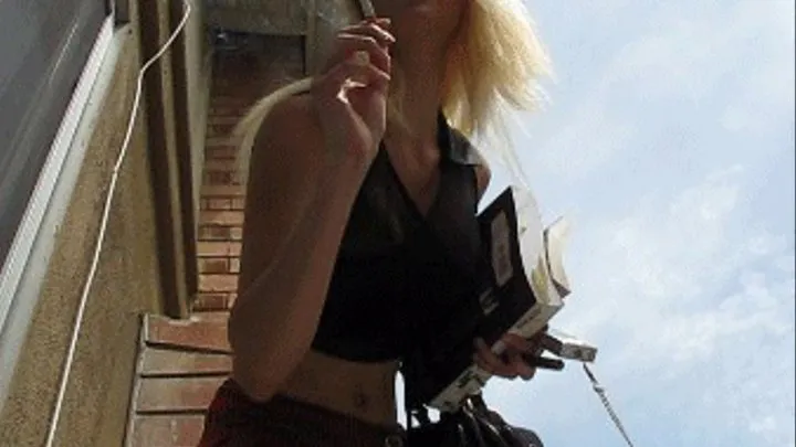 Smoking Schoolgirl