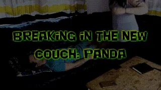 Breaking in the New Couch: Panda!