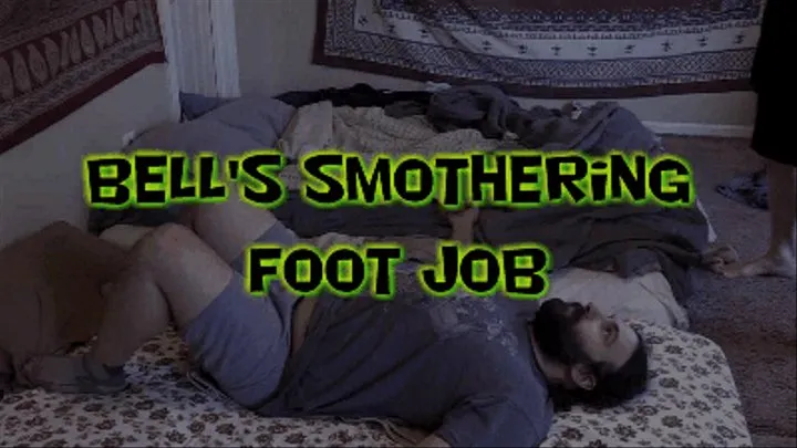Bell's Smothering Footjob!