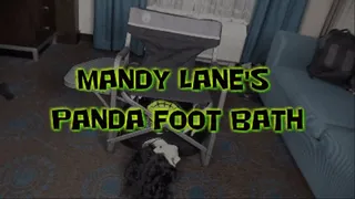 Mandy Lane's Panda Foot Bath!