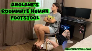 Arolane's Roommate Human Footstool!