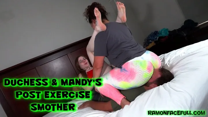 Duchess and Mandy's Post Exercise Smother!