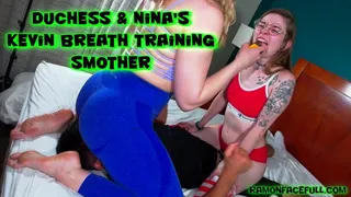 Duchess and Nina's Kevin Breath Training Smother!