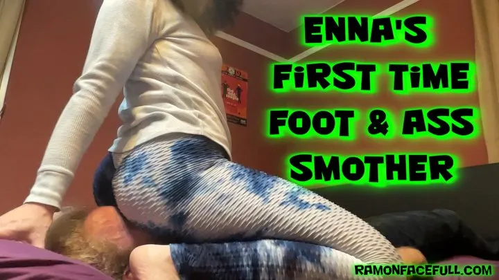 Enna's First Time Foot and Ass Smother!