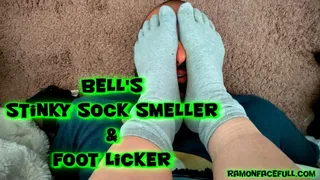 Bell's Stinky Sock Smelling and Foot Licker!