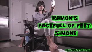 Ramon's Facefull of Feet: Simone!
