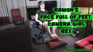 Ramon's Facefull of Feet: Camera Girl Bex!