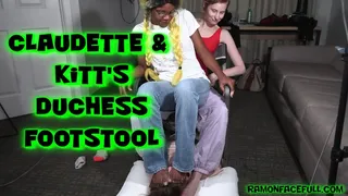 Claudette & Kitt's Duchess Footstool!