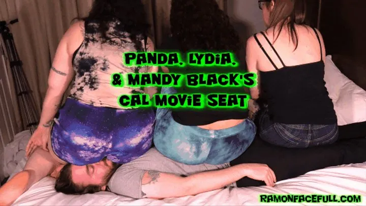 Panda, Lydia, & Mandy Black's Cal Movie Seat!