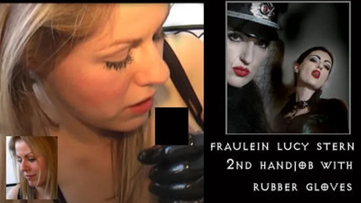 POV Fraulein Lucy`s 2nd Handjob with rubber gloves MM4 IPOD