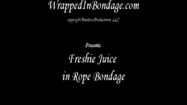 Freshie Juice in Rope Bondage