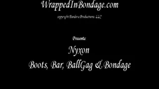 Nyxon - Boots, Bar, Ballgag & Bondage