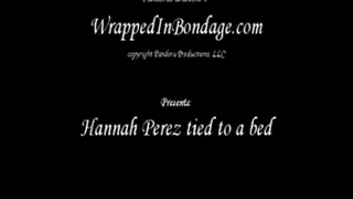 Hannah Perez tied to a Bed! for