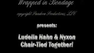 Ludella Hahn & Nyxon Chair Tied Together! for