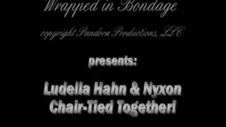 Ludella Hahn & Nyxon Chair Tied Together!