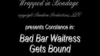 Constance in 'Bad Bar Waitress' get Bound'! for