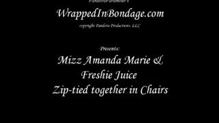 Mizz Amanda Marie & Freshie Juice Zip-Tied Together!