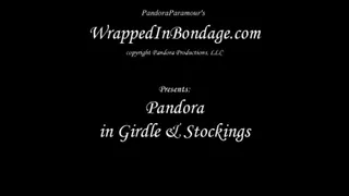 Pandora in Girdle and Stockings