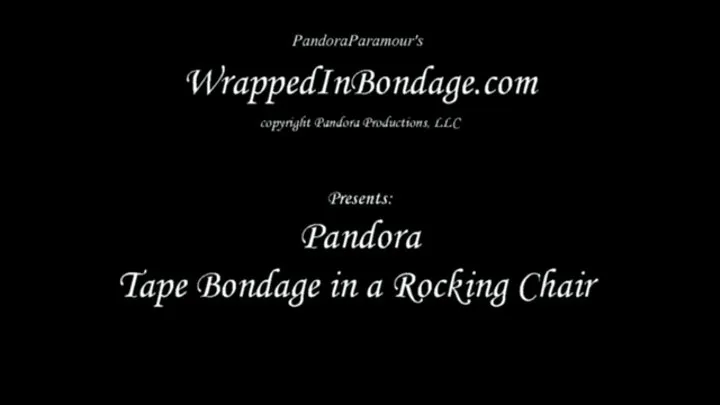 Pandora Tape Bondage in a Rocking Chair