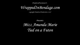 Mizz Amanda Marie tied on the Futon