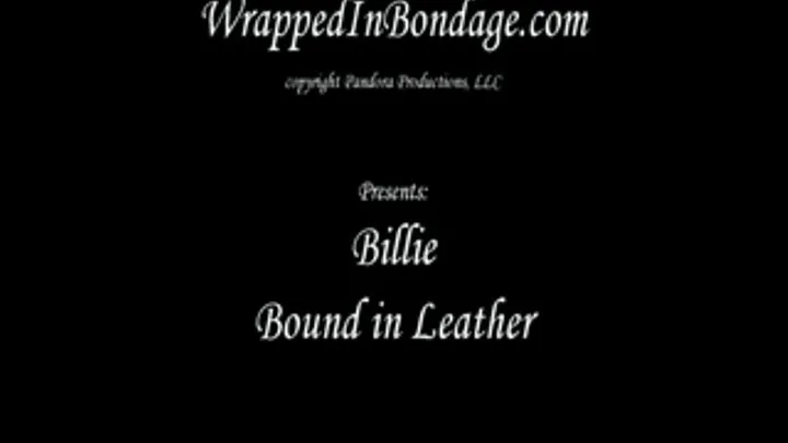 Billie In Leather Bondage