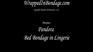 Pandora Bed Bondage in Lingerie