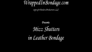 Mizz Shutters in Leather Bondage IPOD