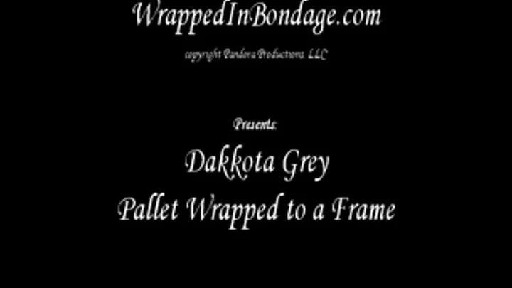 Dakkota Grey Pallet Wrapped to a Frame