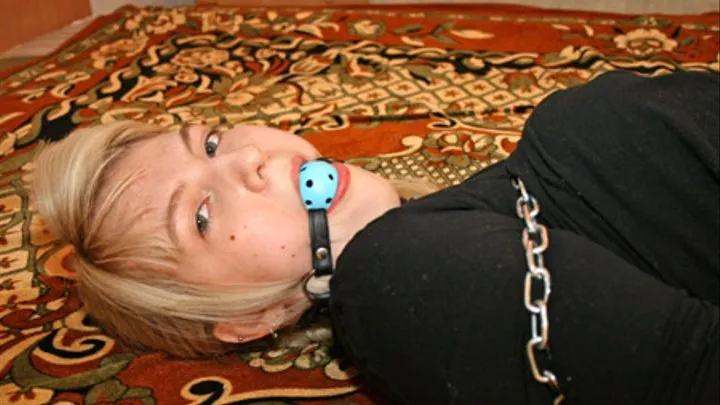 Anna: HogCuffed, Gagged & Struggling