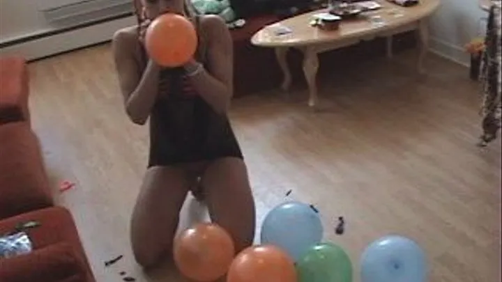(low speed)Body stocking ballons popping all part