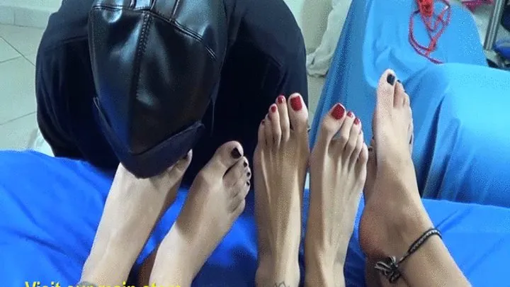 YOUNEED GUESS WHO IS FUCKING YOUR MOUTH WITH HER FEET