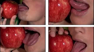 TONGUE FETISH MILLY APPLE